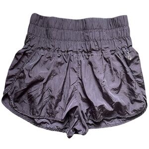 Free People Movement Running Shorts Womens Large Muted Purple Lined Athletic